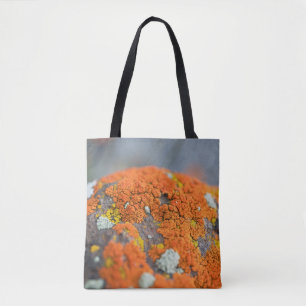 Bolsa Tote Cinza de musgo de laranja