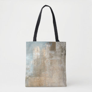Bolsa Tote Cinza e pintura de arte beige, abstrato, arte,