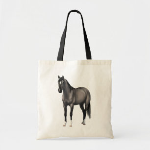 Bolsa Tote Cinza Grulla Quarter Horse Stallion