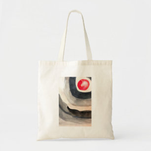 Bolsa Tote Cinza solar e arte moderna abstrato negra