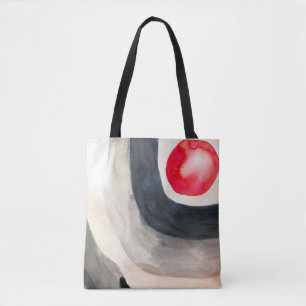Bolsa Tote Cinza solar e arte moderna abstrato negra