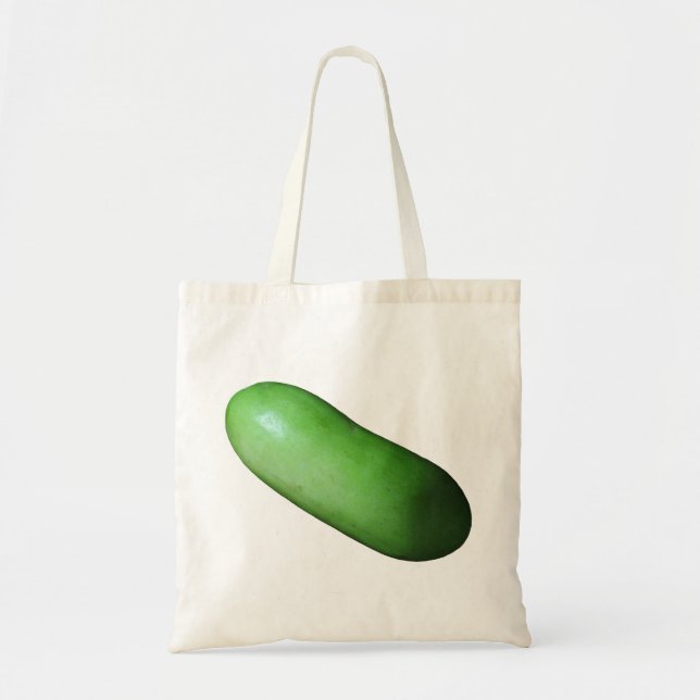 Bolsa Tote Cinza Verde (Melão de inverno) (Frente)