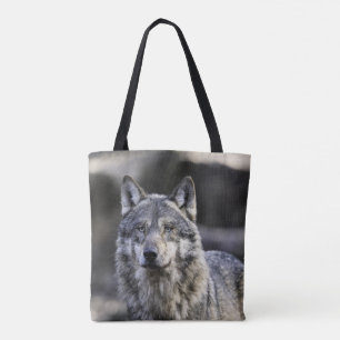 Bolsa Tote Cinza Wolf
