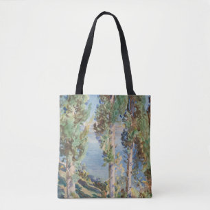 Bolsa Tote Ciprestes de Corfu de John Singer Sargent