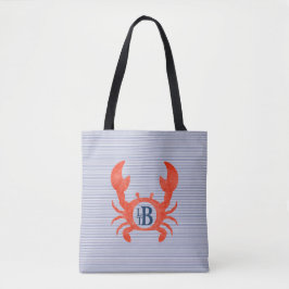 Bolsa Tote Circlel Monograma de Caranguejo