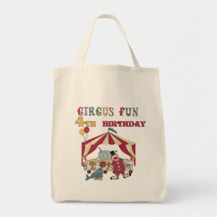 Bolsa Tote Circo 4º Aniversário Camisetas e presentes