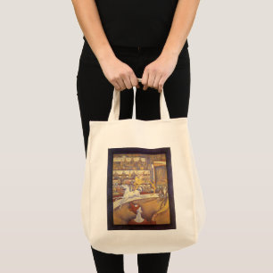 Bolsa Tote Circo por Georges Seurat, Vintage Pointillism Art