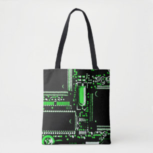 Bolsa Tote Circuito Verde 2 por todo o saco