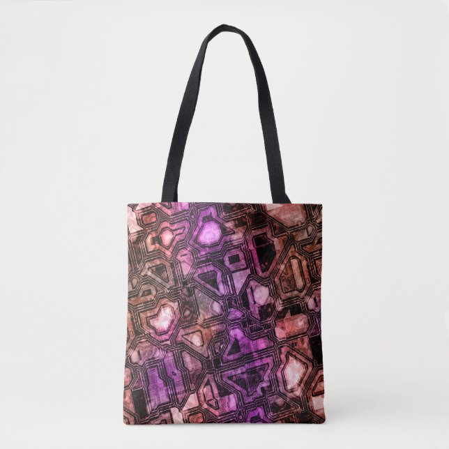 Bolsa Tote Circuitos gemstone - astro flare : (Frente)