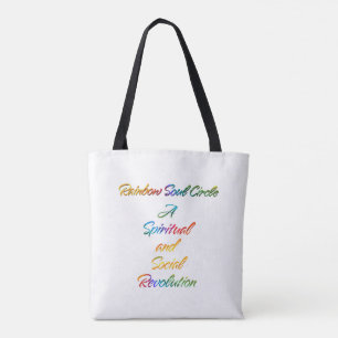 Bolsa Tote Círculo Alma Arco-íris