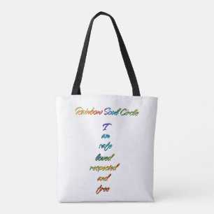 Bolsa Tote Círculo da Alma Arco-íris