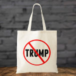 Bolsa Tote Círculo Vermelho Simples Anti-Trump X Político<br><div class="desc">Trump com um círculo vermelho e um X sobre seu nome. Distribuir o saco de tote Anti Donald Trump em todos os lugares para fazer com que os americanos resistam e impeçam Trump. Mostre que odeia Trump. Entreguem-nas a todos os americanos contra Donald Trump,  Democratas e Republicanos.</div>