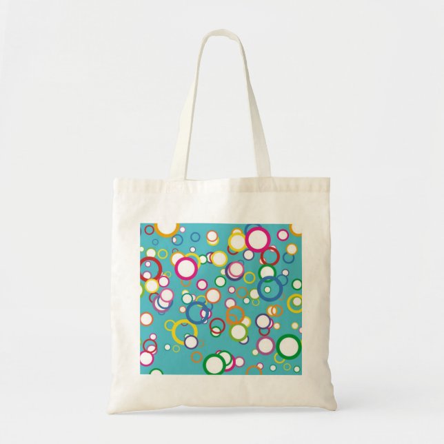 Bolsa Tote Círculos Coloridos (Frente)