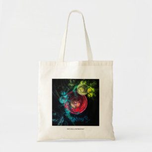 Bolsa Tote Círculos de Galáxia de Arte Abstrato