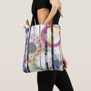 Bolsa Tote Círculos multicoloridos