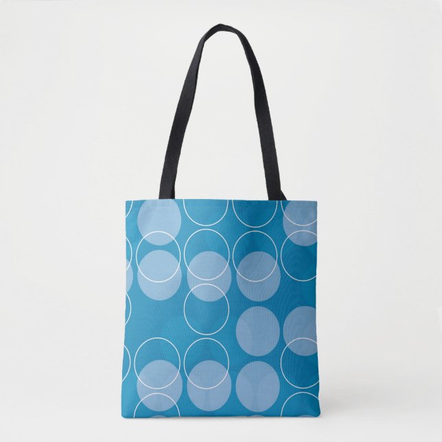 Bolsa Tote Círculos retros (Frente)