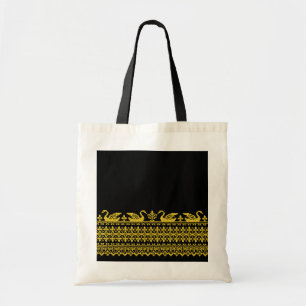 Bolsa Tote Cisnes Douradas