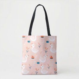Bolsa Tote Cisnes Elegantes