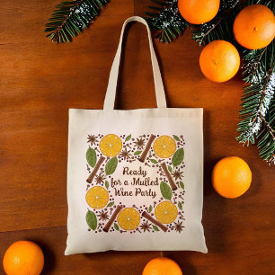 Bolsa Tote Citação apimentada do vinho de bolor de Natal