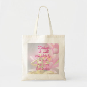 Bolsa Tote Citação BuddhaToday Tote #1 O Sapo Fluente Diz