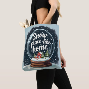 Bolsa Tote Citação de Férias de Um Lugarzinho como Casa na Ne