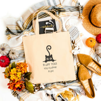 Bolsa Tote Citação de Gatinho Fofo, Presente de Humor Atitude