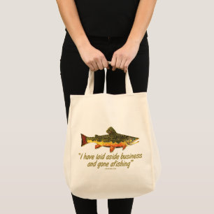Bolsa Tote Citação de Pesca Izaak Walton