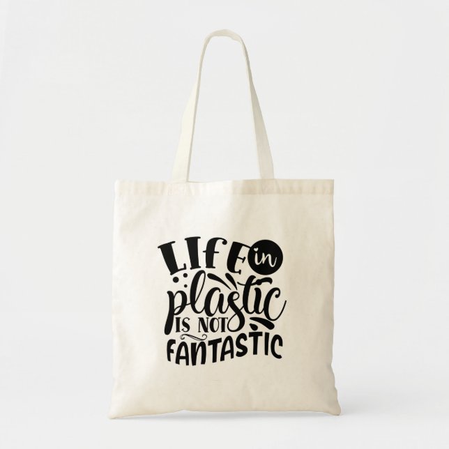 Bolsa Tote Citação de Reutilização do reciclar (Frente)