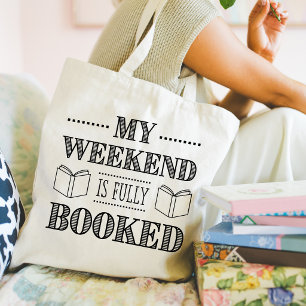 Bolsa Tote Citação Divertida Para Amantes de Livros