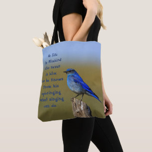 Bolsa Tote Citação do Bluebird