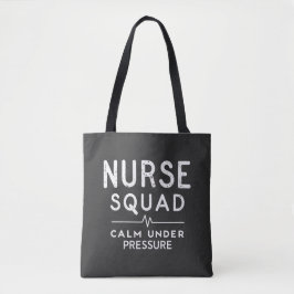 Bolsa Tote Citação do Espírito de Equipe da Equipe de Enferma