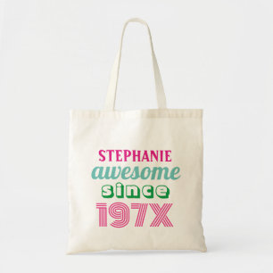Bolsa Tote Citação engraçada de aniversário de 50 anos