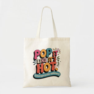 Bolsa Tote Citação Engraçada de Quiropraxia para Amantes da S