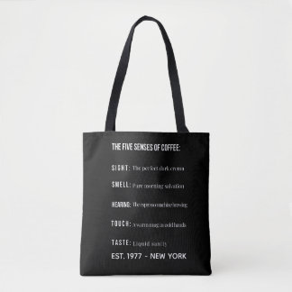 Bolsa Tote Citação engraçada personalizada para amante de caf