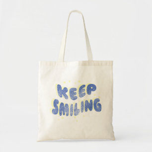 Bolsa Tote citação motivacional de tipografia vintage para co