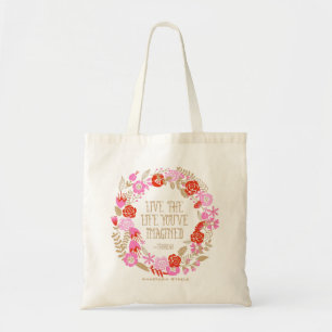 Bolsa Tote Citação personalizada do Inspiração ao Vivo