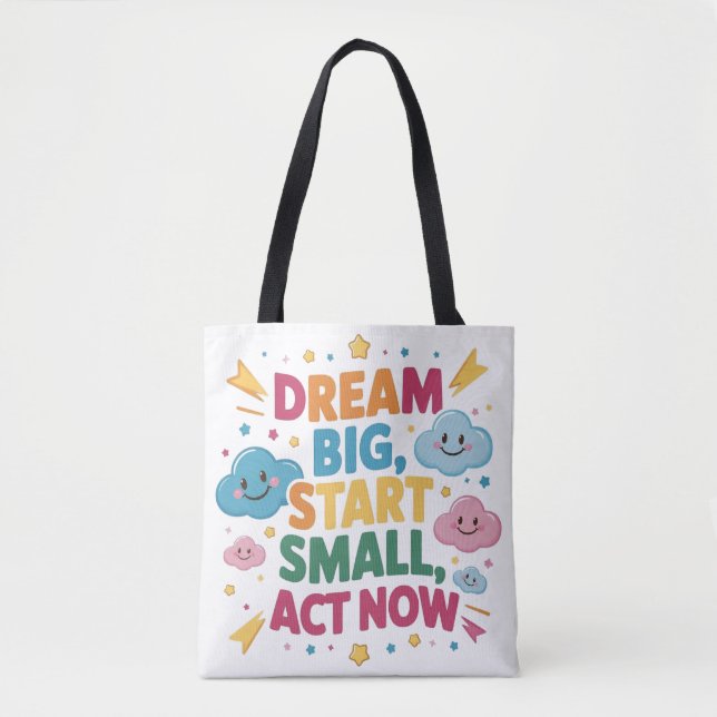 Bolsa Tote Citação positiva (Frente)