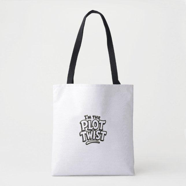Bolsa Tote citação sarcástica (Frente)