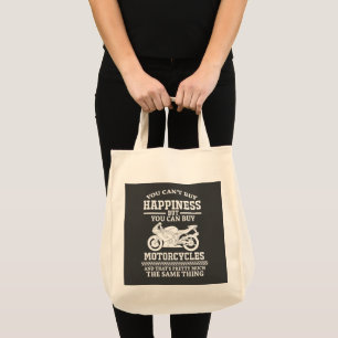 Bolsa Tote Citações de Humor de Bicicleta Comprar Motocicleta