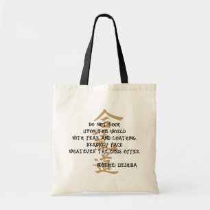Bolsa Tote Citações do Aikido