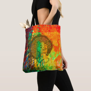 Bolsa Tote Citações do Mês da História Negra Rainha Melanina
