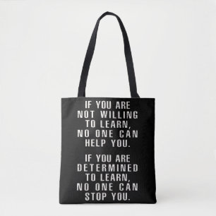 Bolsa Tote Citações Motivacionais, Positivas, Dizeres Positiv
