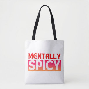 BOLSA TOTE CITAÇÕES TIPO MENTAMENTE PICANTES