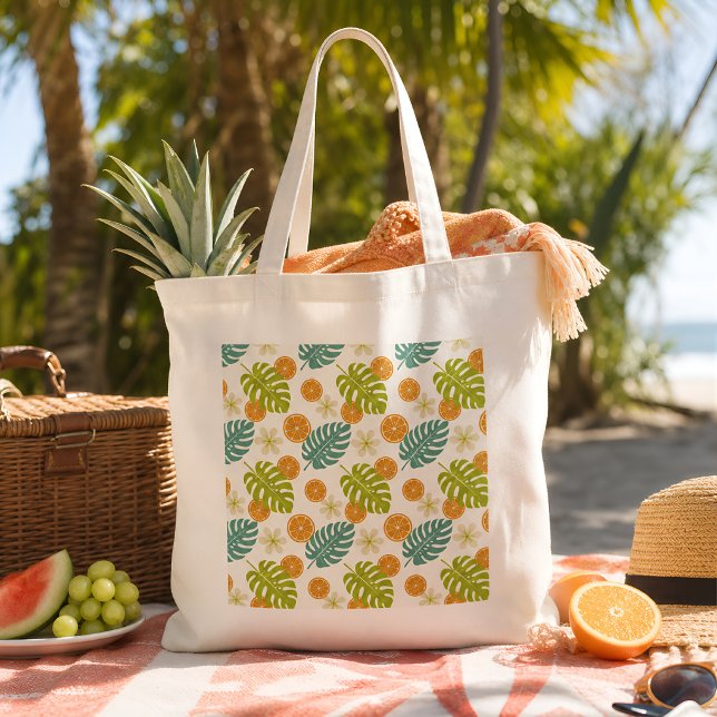Bolsa Tote Citrus Tropical (Citrus Tropical Tote Bag)