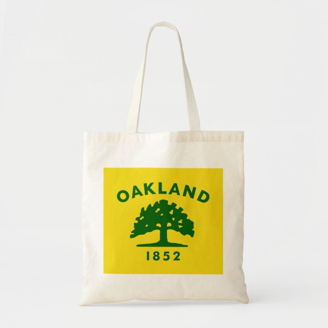 Bolsa Tote City Flag of Oakland (Califórnia) (Frente)