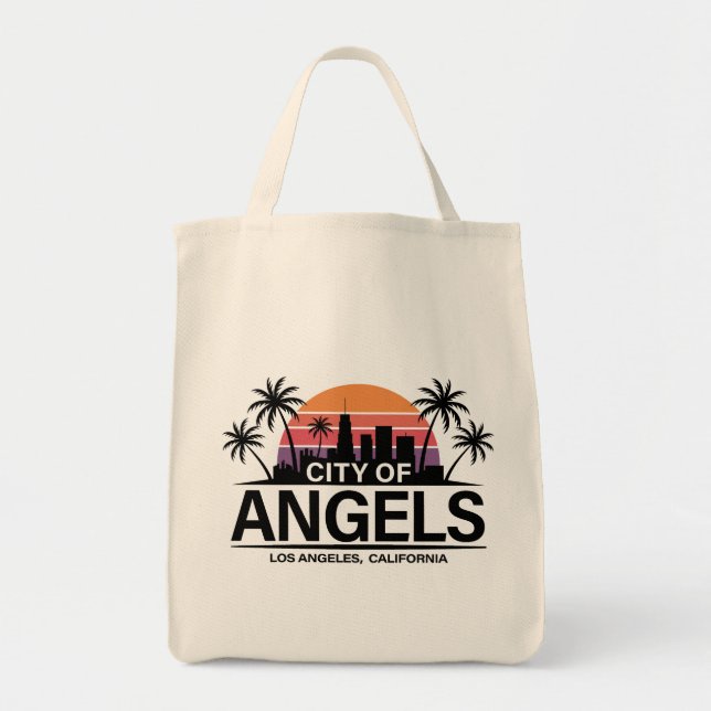 Bolsa Tote City of Angels, Los Angeles, California (Frente)