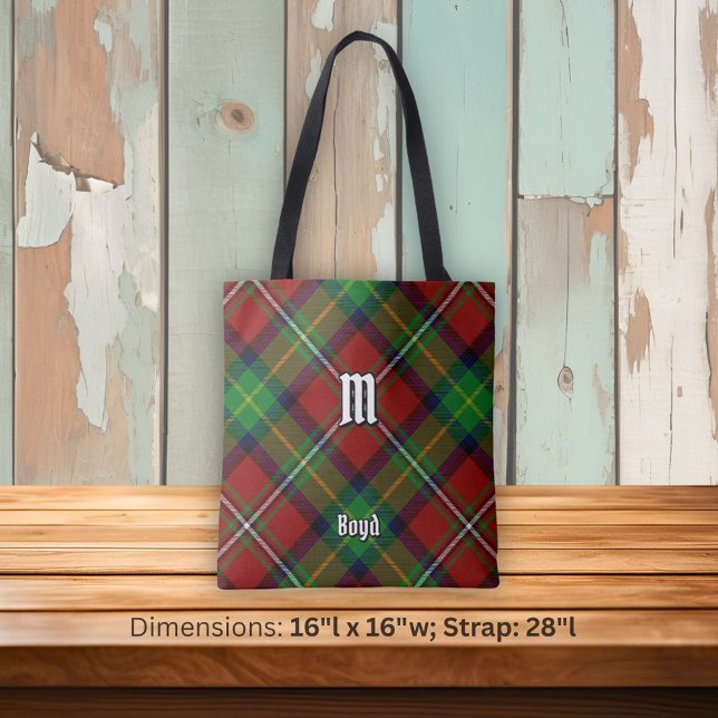 Bolsa Tote Clan Boyd Tartan (Criador carregado)