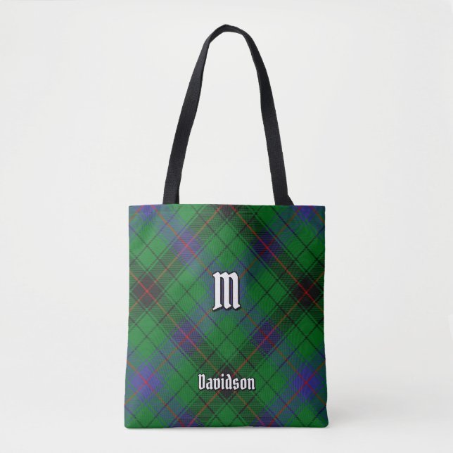 Bolsa Tote Clan Davidson Tartan (Frente)