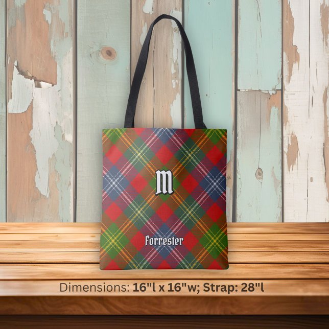 Bolsa Tote Clan Forrester Tartan (Criador carregado)