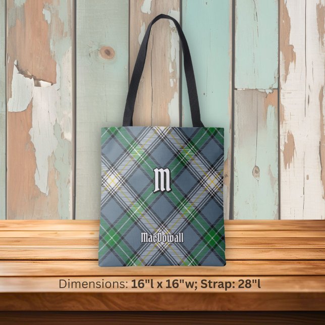 Bolsa Tote Clan MacDowall Tartan (Criador carregado)